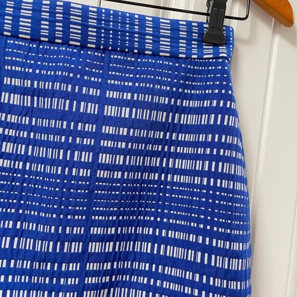 Banana Republic Cobalt Crosshatch Pencil Skirt Blue – Petite 2 - Picture 11 of 16